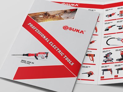 OSUK品牌电动工具折页设计印刷生产